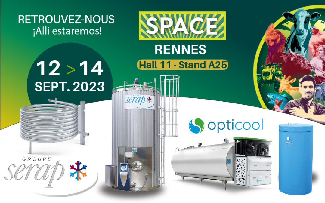 El Grupo SERAP participará en la 36ª edición de la feria SPACE de Rennes.